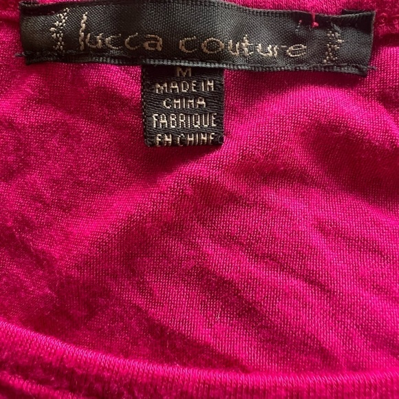 Lucca Couture top pink one shoulder medium - Picture 7 of 7